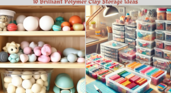 10 Brilliant Polymer Clay Storage Ideas