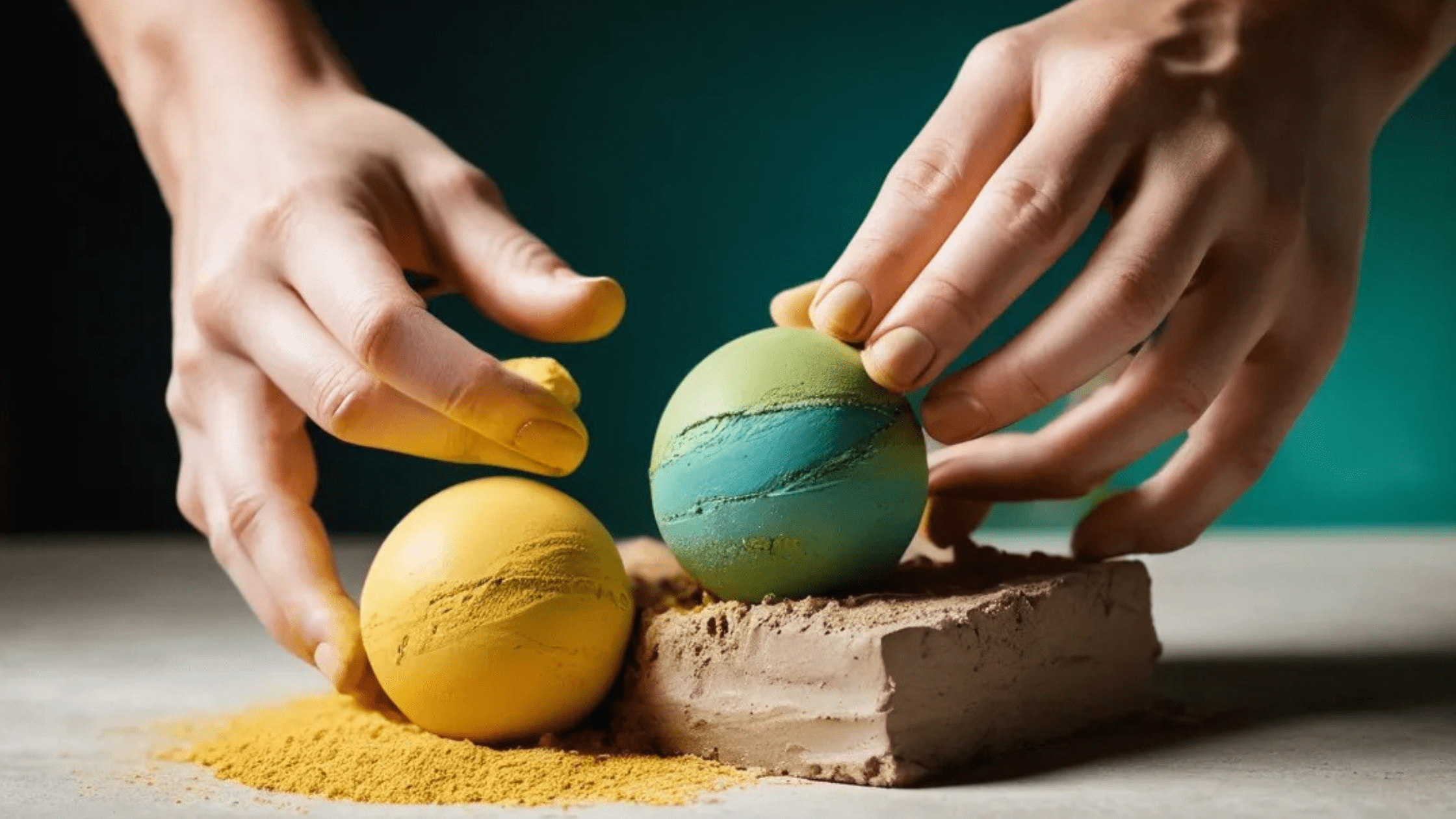 Mix of Clay Colors