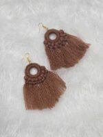 Bohemian Macrame Tassel Earrings