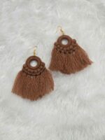 Bohemian Macrame Tassel Earrings