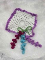 Boho Floral Square Crochet Hairband
