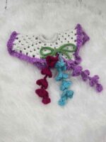 Boho Floral Square Crochet Hairband