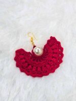 Scarlet Grace Crochet Earrings