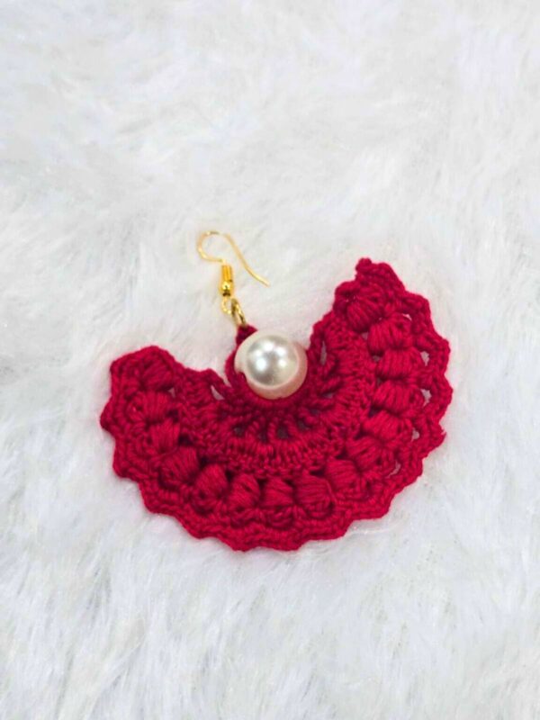 Scarlet Grace Crochet Earrings