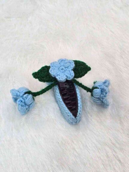 Handcrafted Crochet Floral Hair Clip