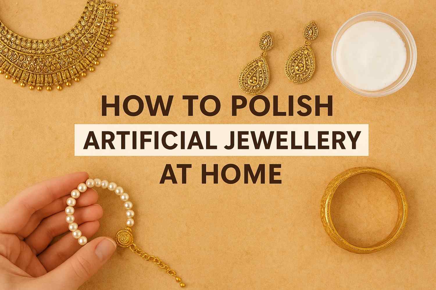 How to Polish Artificial Jewellery at Home