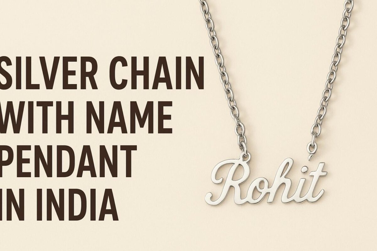Silver Chain With Name Pendant In India