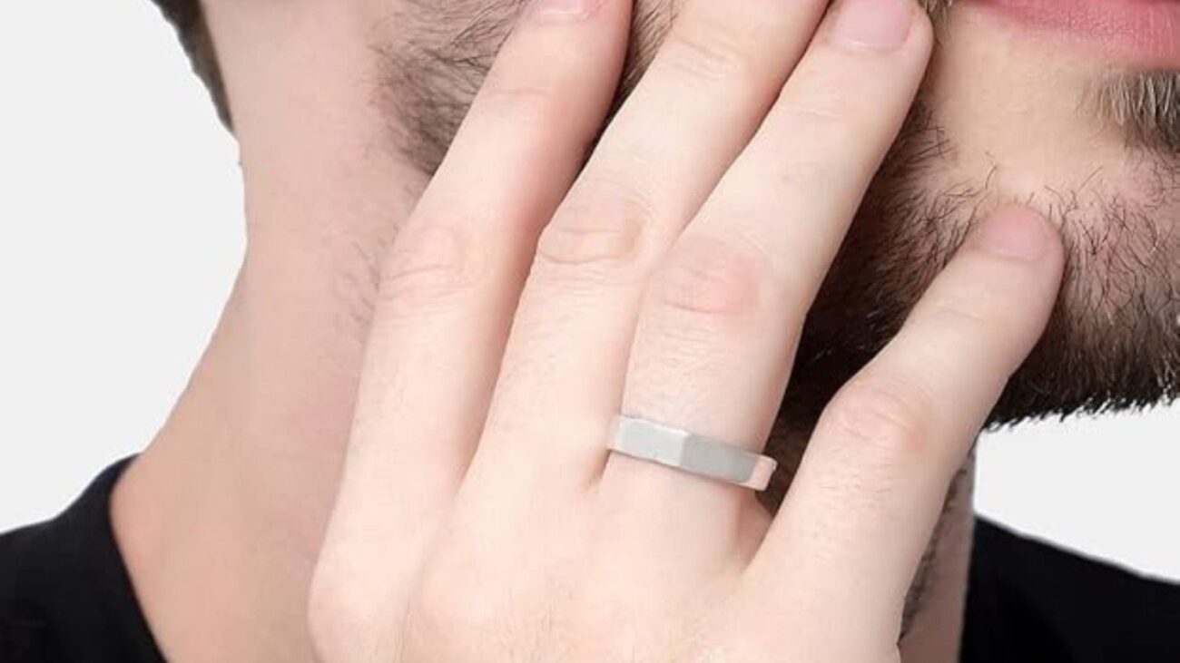 Stylish Silver Ring Design for Men