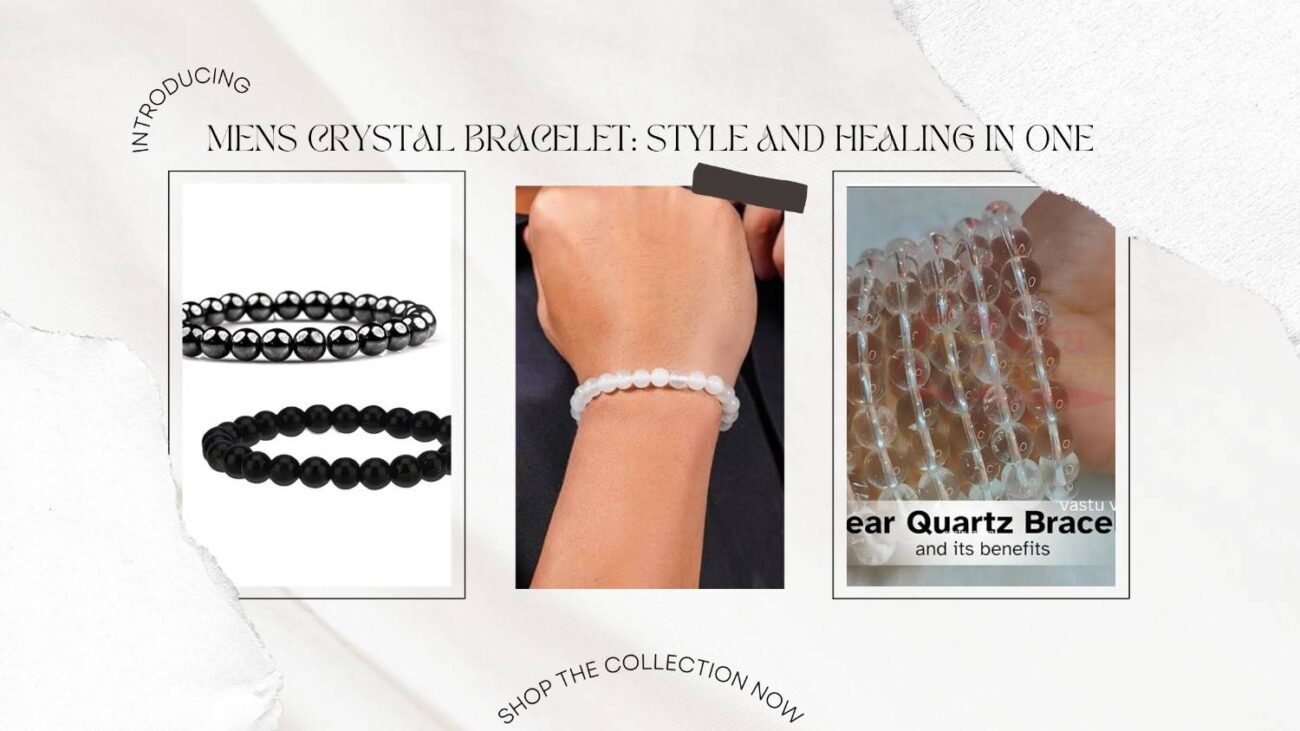 Mens Crystal Bracelet
